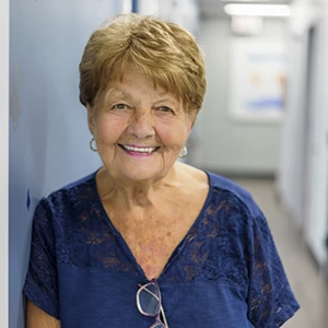 Chicago patient showing youthful implant-supported smile